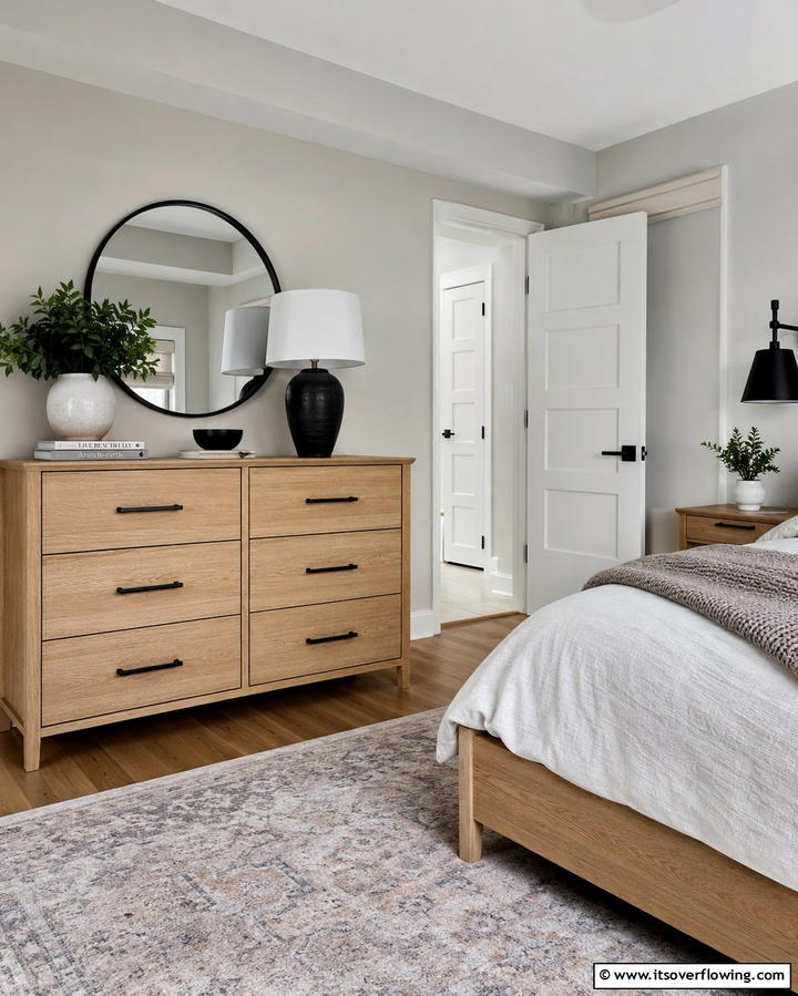 Black Matte Decorative Hardware - 25 Matte Black Bedroom Ideas for a Sleek and Modern Look