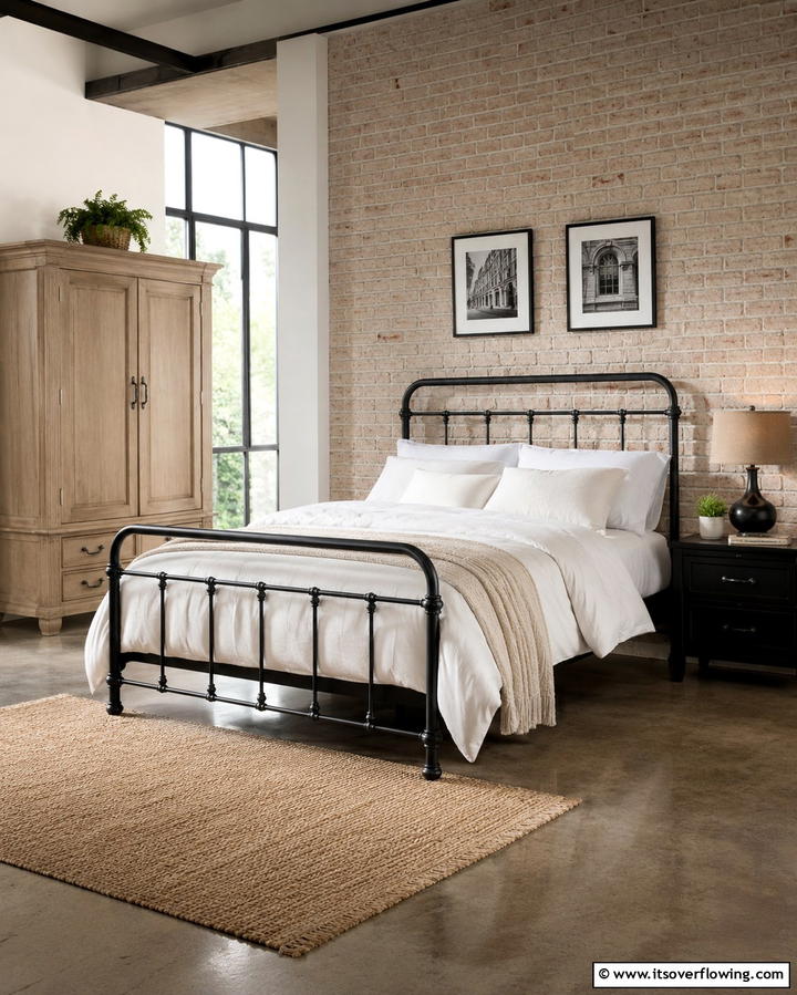 Black Metal Bed Frame - 25 Matte Black Bedroom Ideas for a Sleek and Modern Look