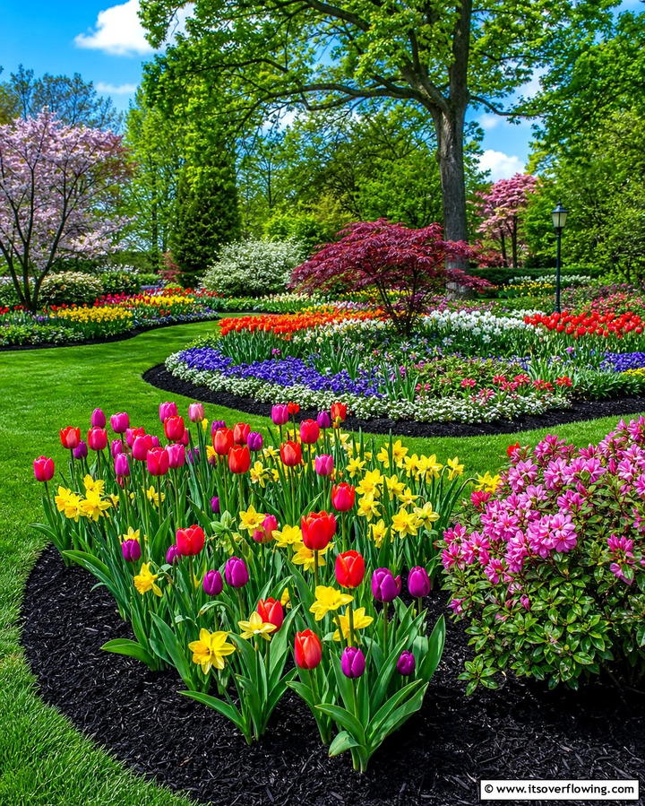 Black Mulch for Seasonal Displays - 25 Black Mulch Landscaping Ideas for a Sleek Garden