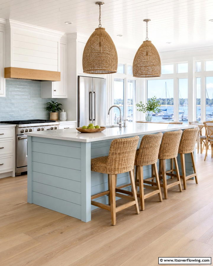 Black Shiplap for Bold Sophistication - 25 Shiplap Kitchen Island Ideas for a Farmhouse Feel