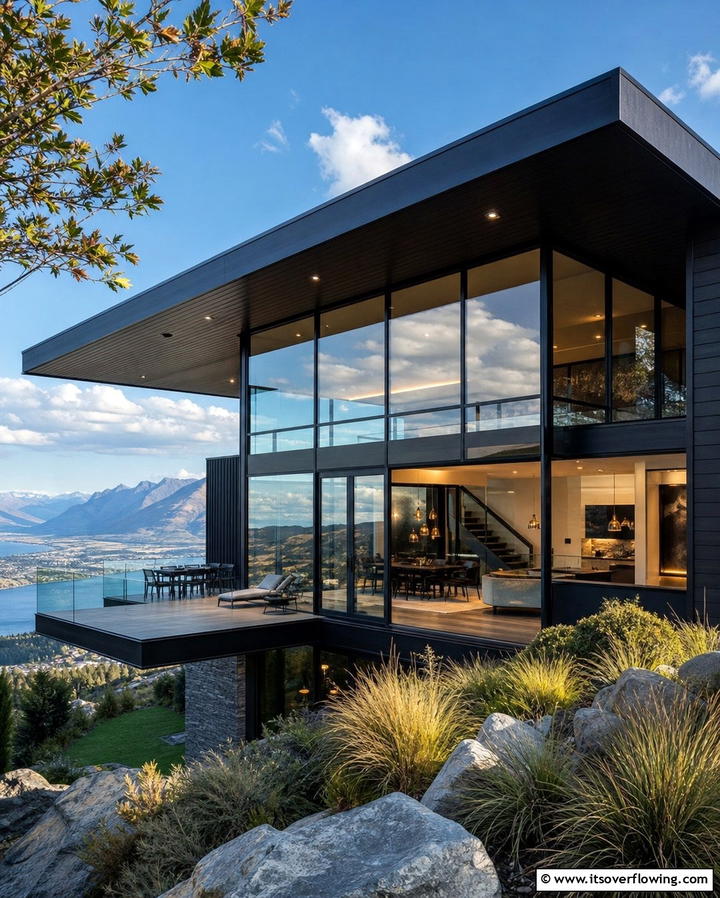 Black Siding with Large Glass WindowsExact - 25 Black Siding House Ideas for a Bold and Modern Look