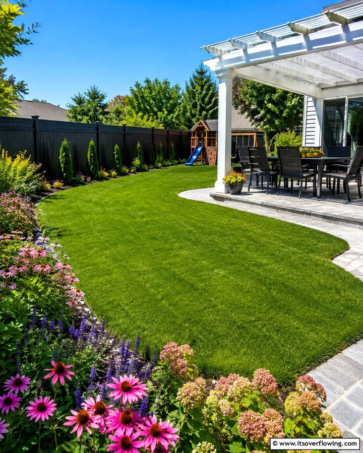 Black Vinyl Fence - 25 Black Fence Ideas for Modern Outdoor Spaces