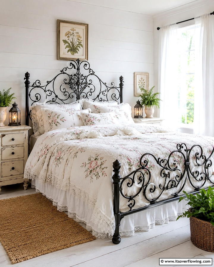 Black Wrought Iron Headboard - 25 Black Headboard Bedroom Ideas for a Bold Statement