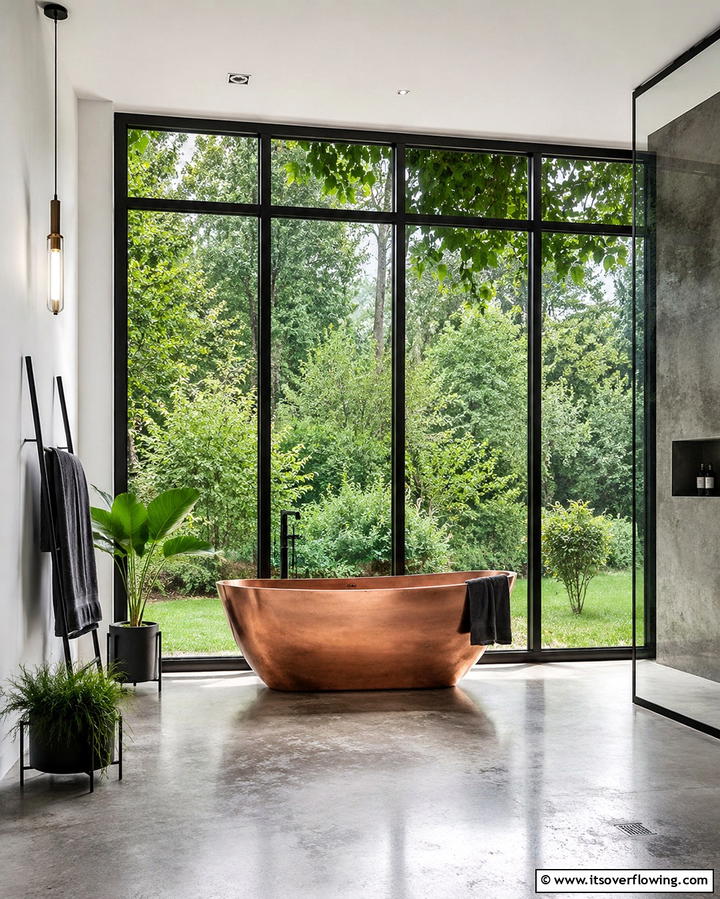 Black and White Contrast - 25 Large Bathroom Ideas for a Luxurious Retreat