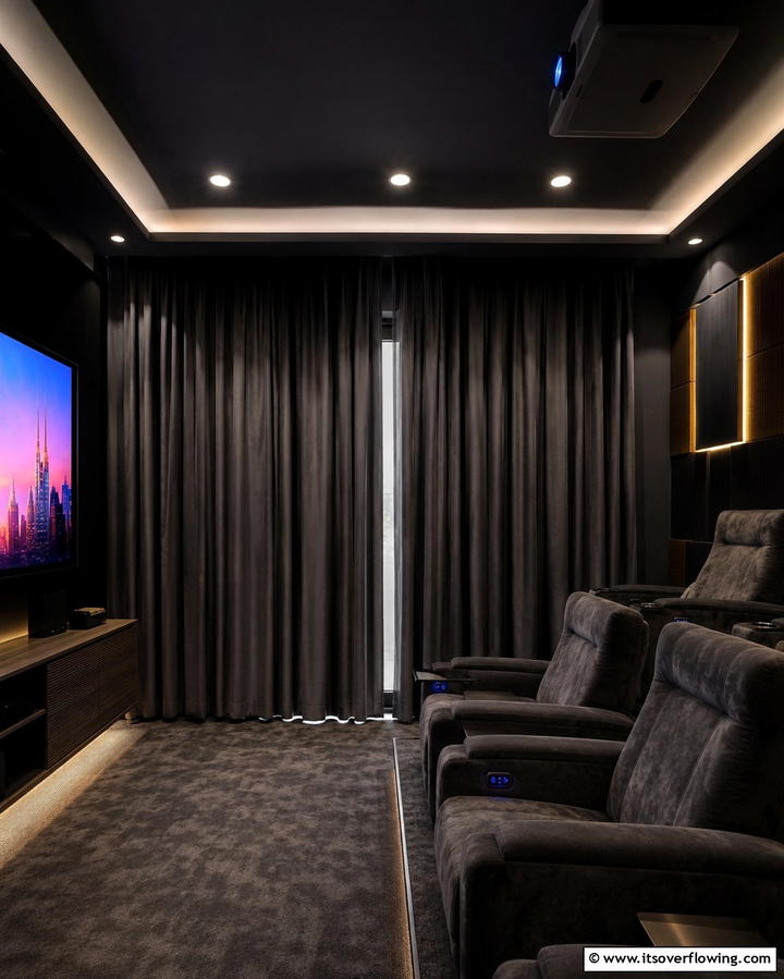 Blackout Curtains for Maximum Privacy - 25 Sliding Door Curtain Ideas for Privacy and Style