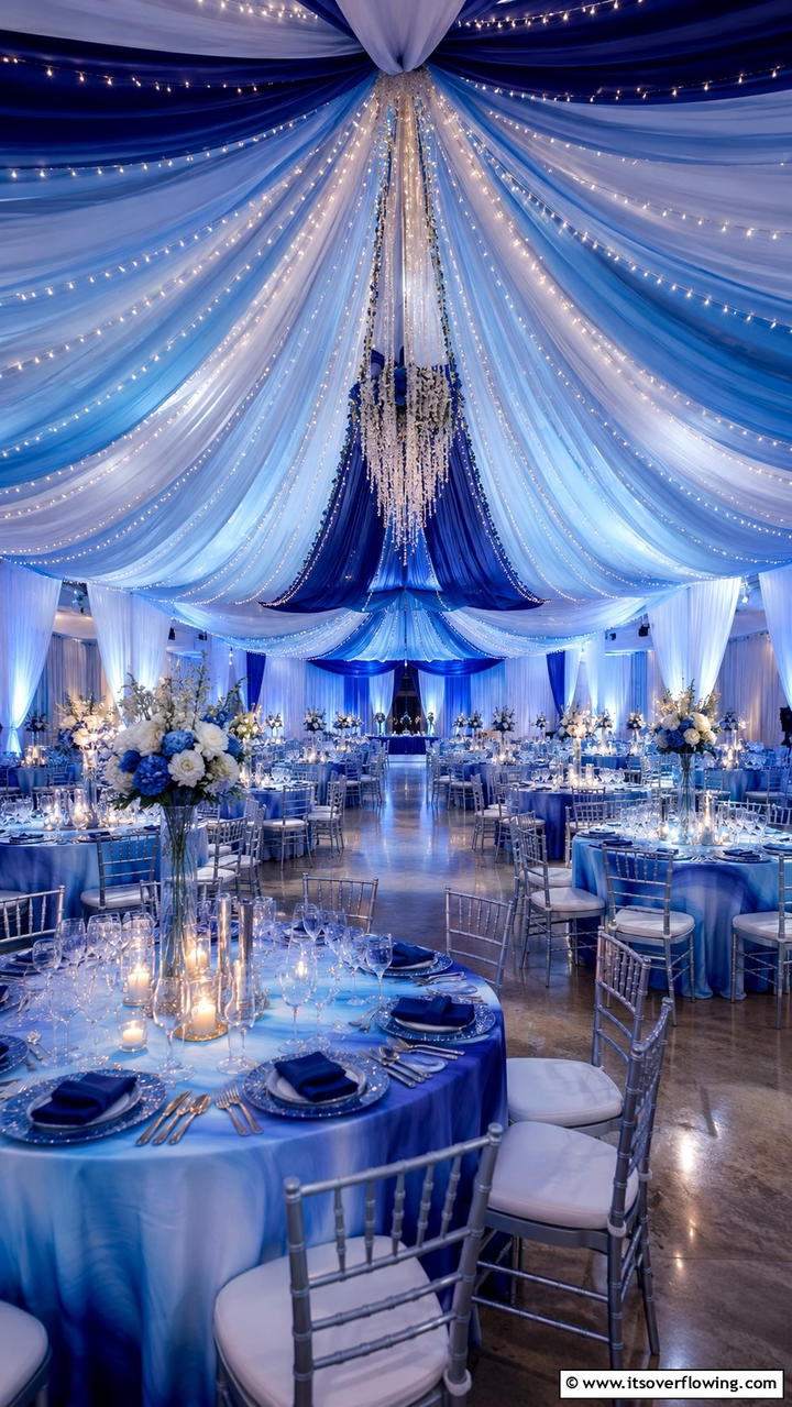 Blue Twilight Enchantment - 30 Blue Wedding Theme Ideas for Serene Celebrations