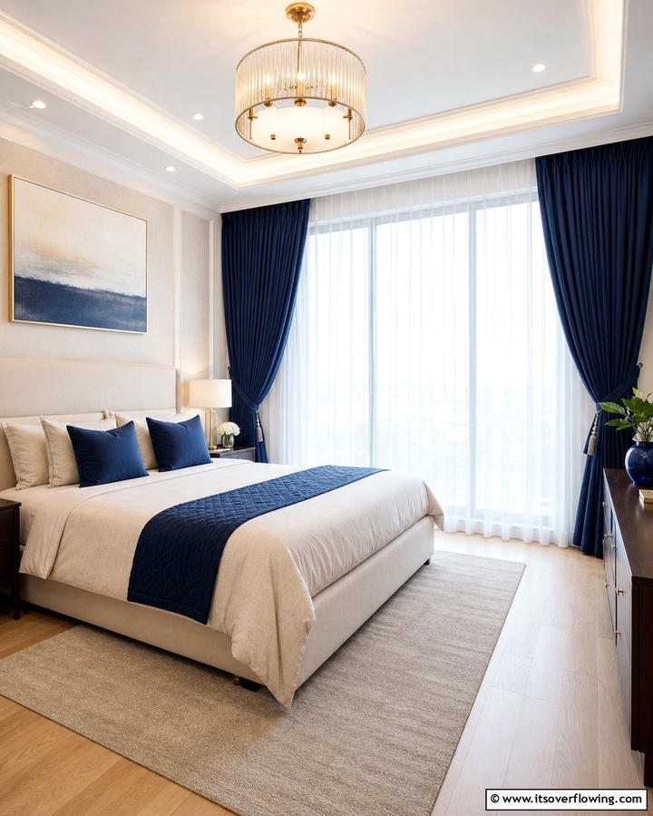 Blue Window Treatments - 25 Girls Blue Bedroom Ideas- Fresh & Calming Designs
