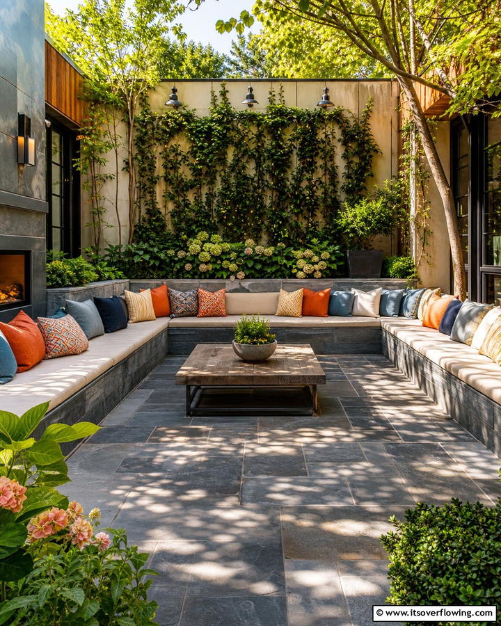 Bluestone Patios with Built In Benches - 25 Beautiful Bluestone Patio Ideas for Outdoor Living