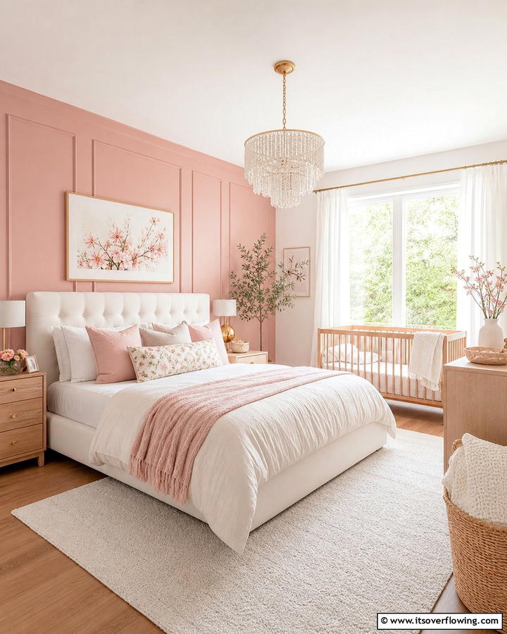 Blush Beauty - 21 Accent Wall Color Ideas for Bold Interior Transformations