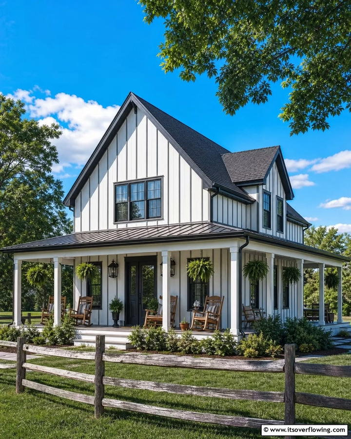Board and Batten Siding - 21 Exterior House Siding Ideas for Modern Homes