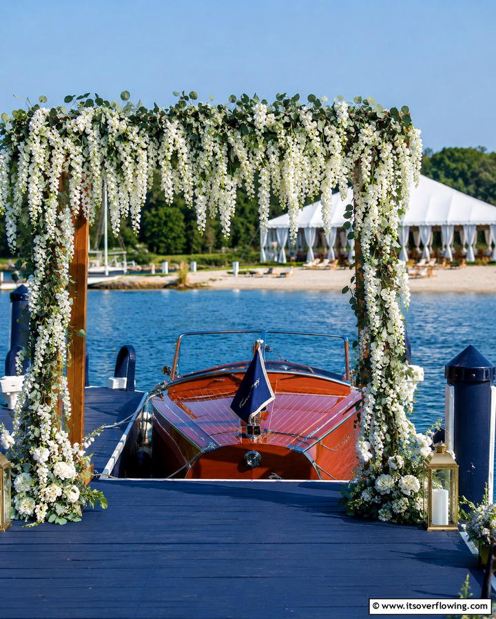 Boat Arrival - 25 Wedding Entrance Ideas for a Grand Arrival