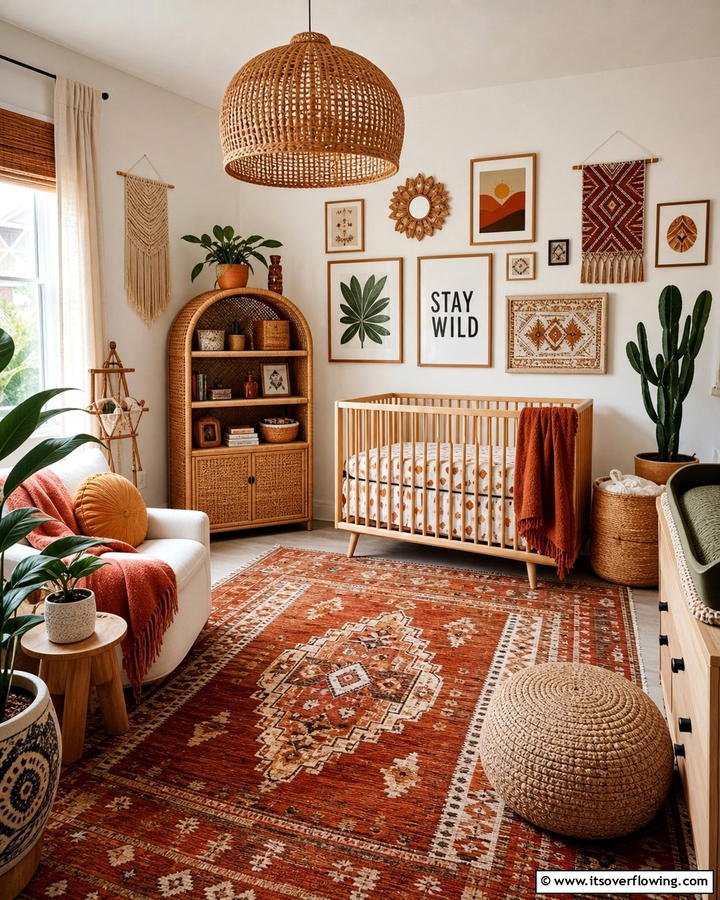 Bohemian Bliss - 25 Baby Boy Nursery Ideas for a Cozy and Fun Space