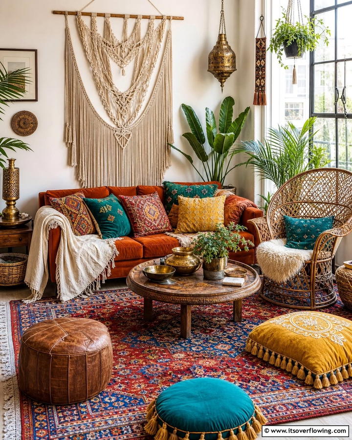 Bohemian Chic Style - 21 Apartment Decorating Ideas for Stylish Small Spaces