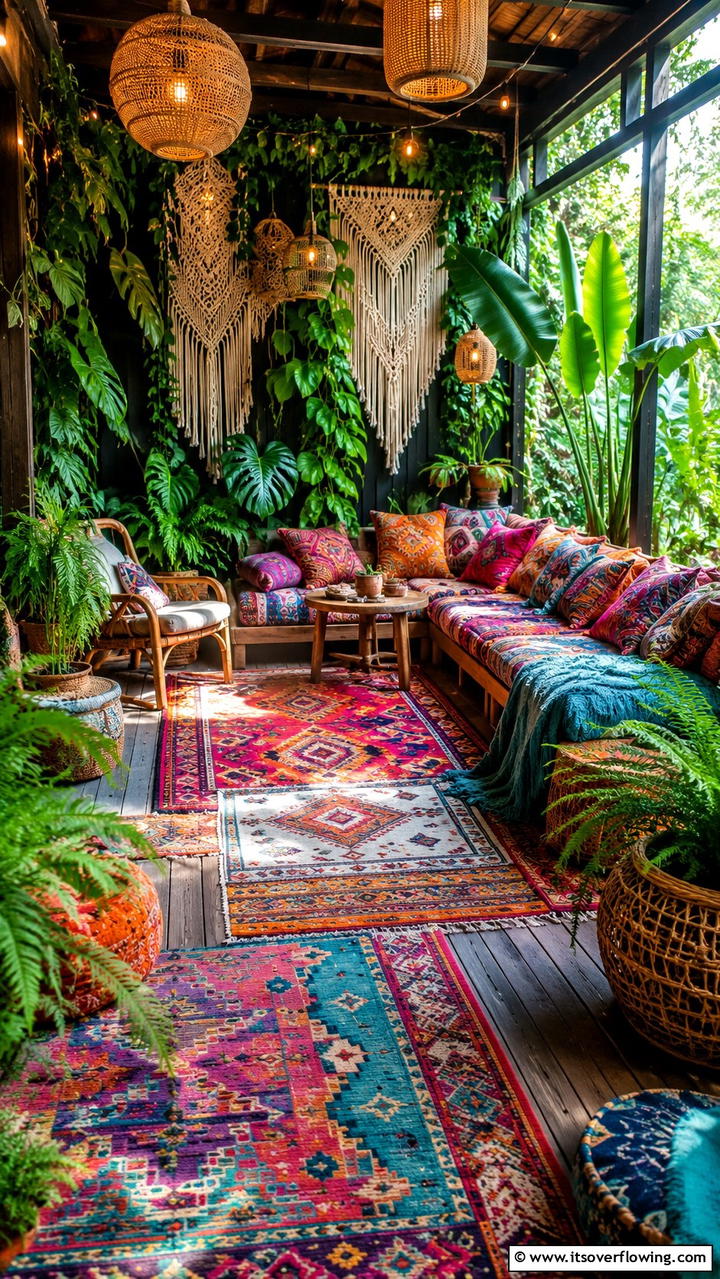 Bohemian Garden Hideaway - 30 Garden Room Ideas- Cozy Outdoor Retreats & Studios
