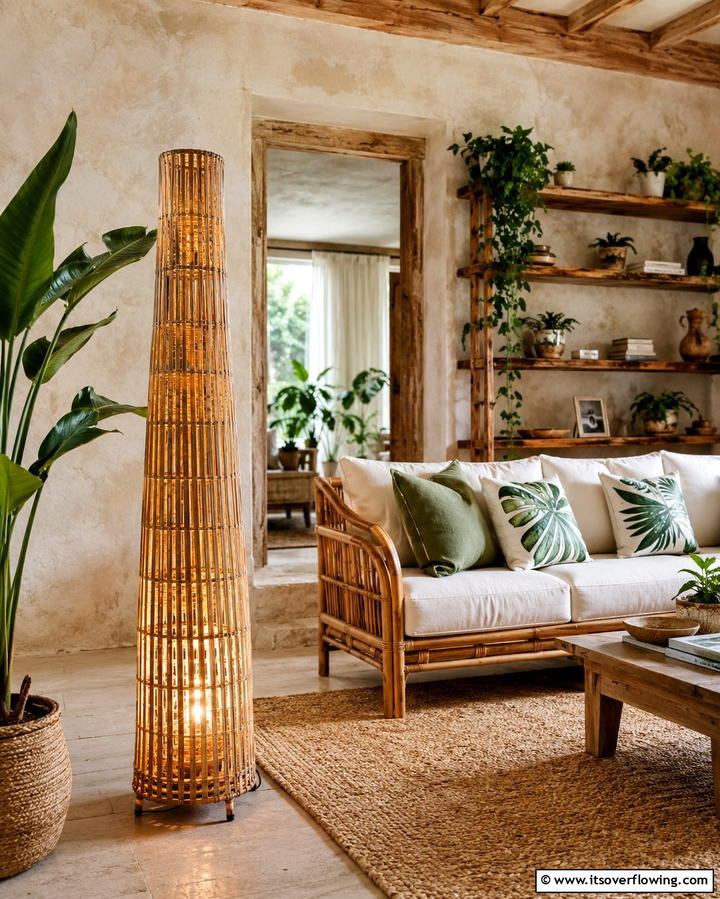 Bohemian Style Floor Lamp - 30 Living Room Floor Lamp Ideas- Stylish Lighting Solutions