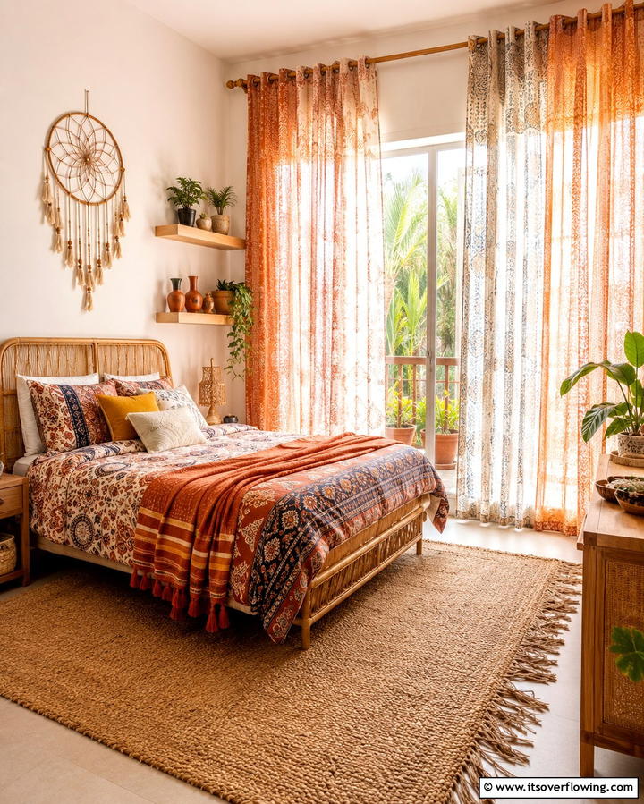 Bohemian Window Treatments - 30 Eclectic Boho Decor Ideas for a Free-Spirited Home Vibe