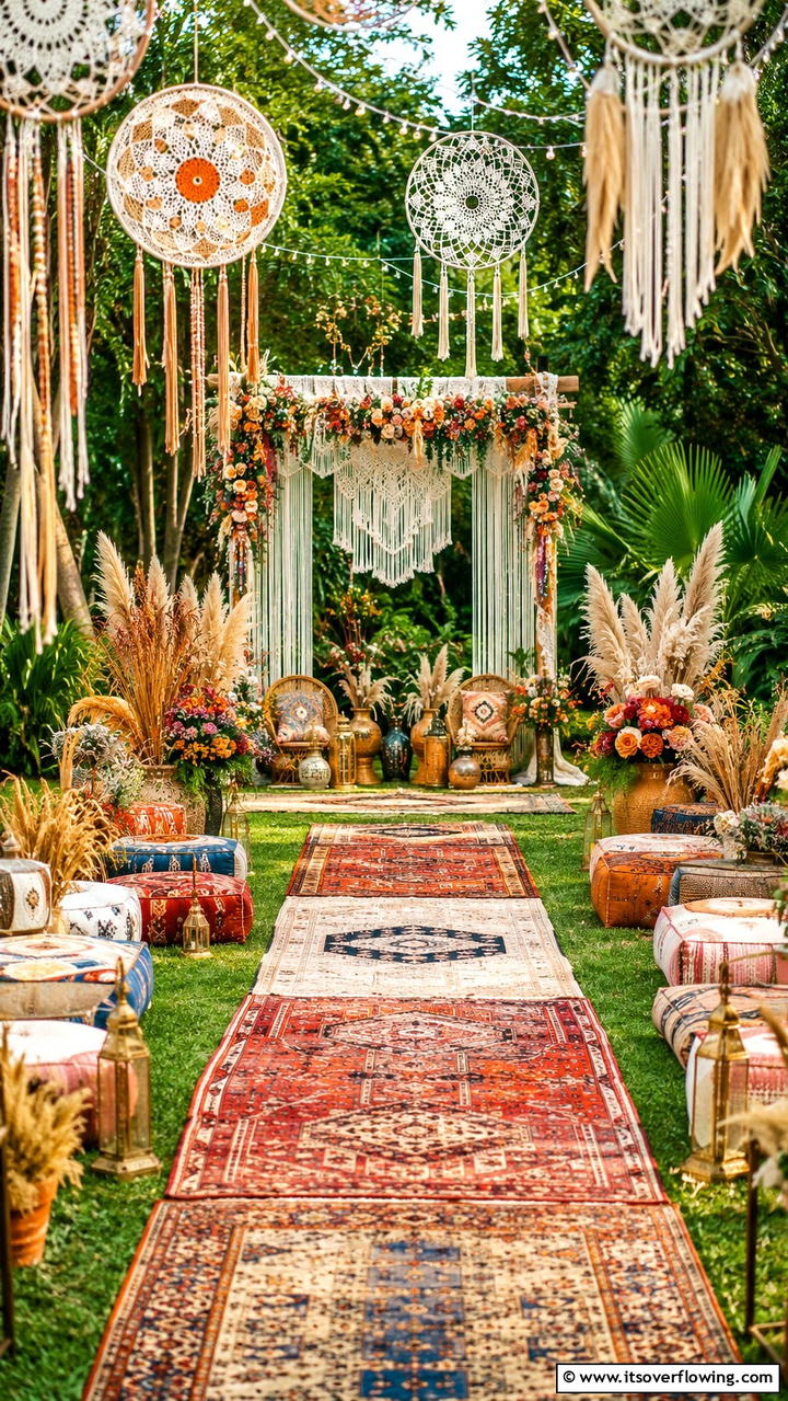Boho Chic Garden Wedding - 30 Garden Wedding Ideas- Enchanting Outdoor Celebration Themes