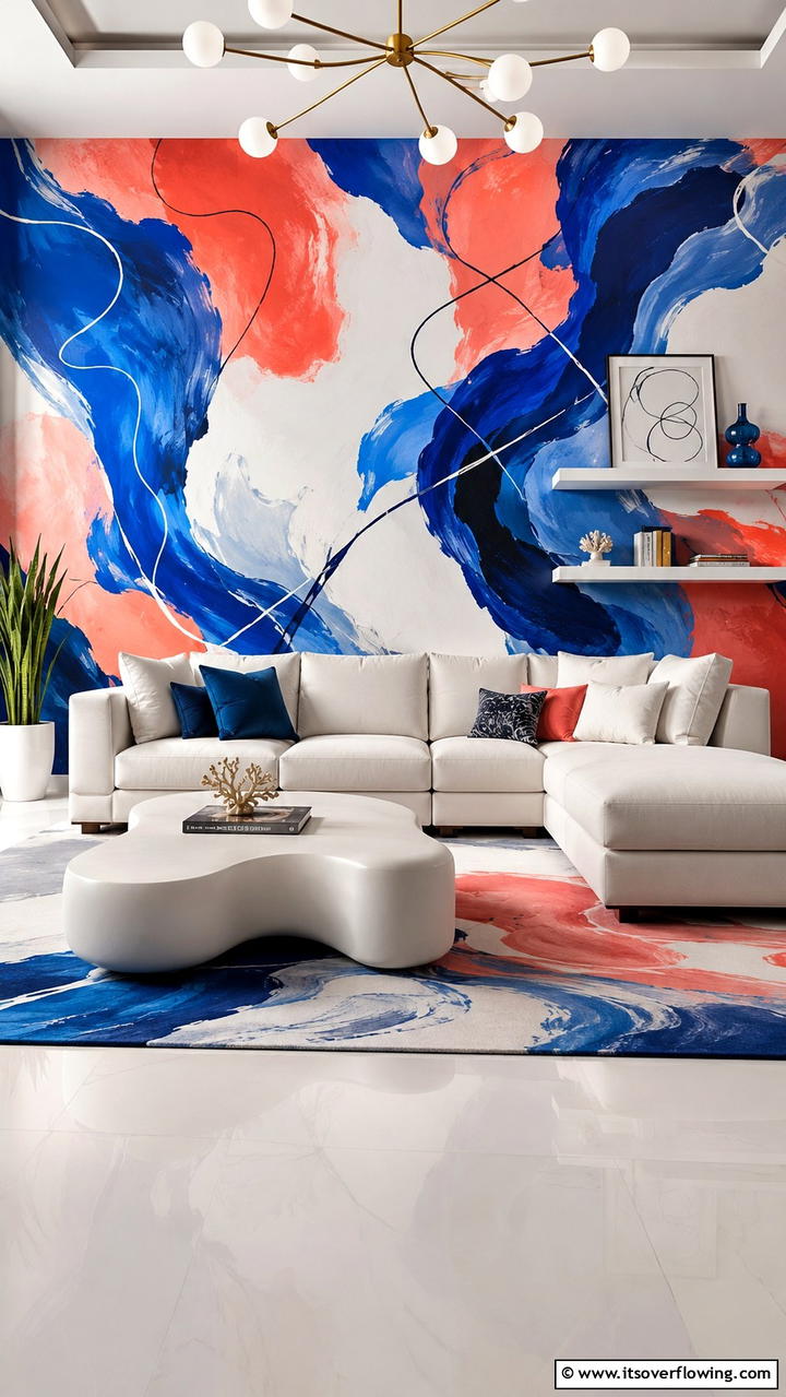 Bold Abstract Wallpaper - 21 Bold Wallpaper Ideas to Transform Your Interior Walls