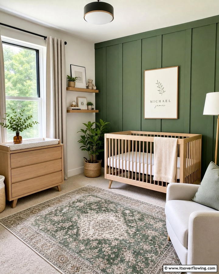 Bold Accent Walls - 21 Baby Room Ideas for Safe and Stimulating Nurseries