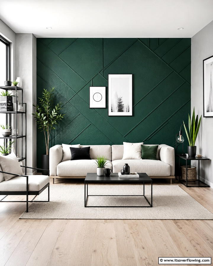 Bold Accent Walls - 25 Mens Living Room Ideas for a Masculine Look