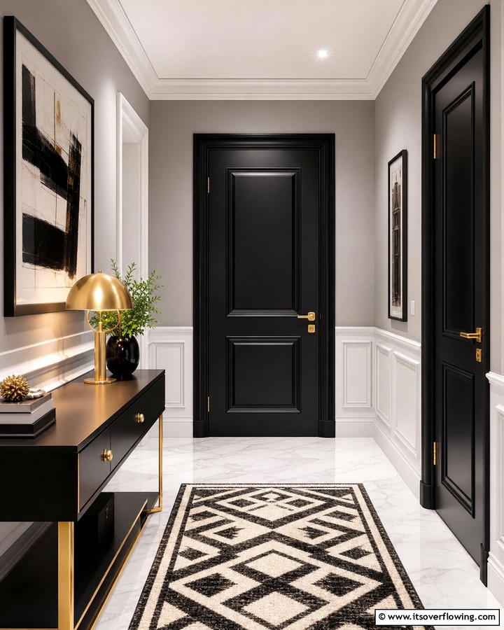 Bold Black - 30 Interior Door Color Ideas to Refresh Your Home’s Style