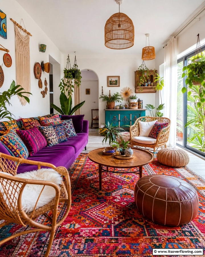 Bold Bohemian Vibes - 21 Room Decorating Concepts for Personalized Interior Spaces