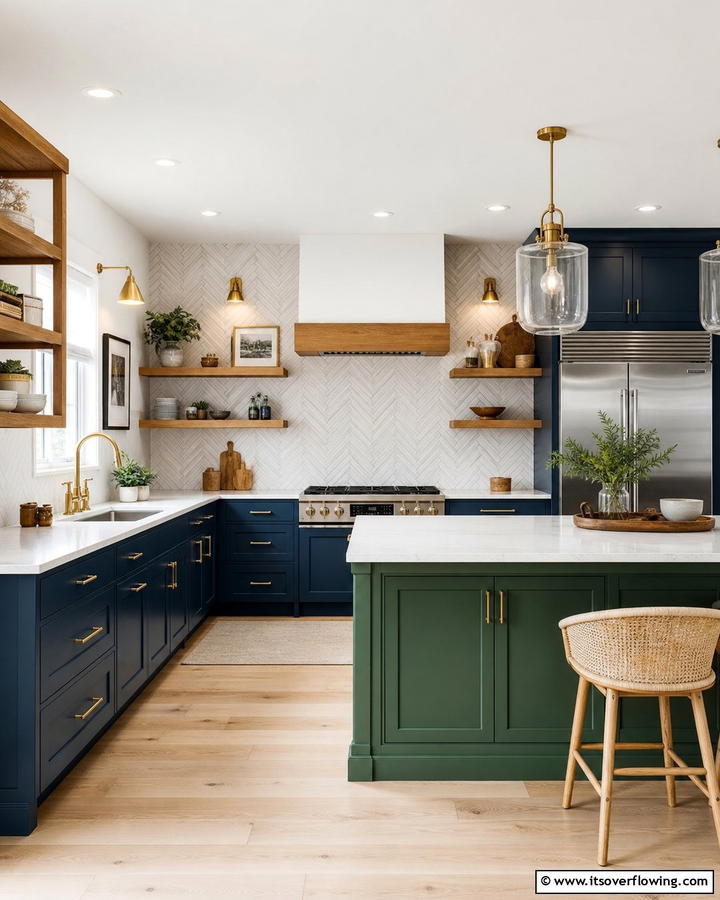 Bold Cabinet Colors - 21 Colorful Kitchen Ideas to Energize Your Cooking Space