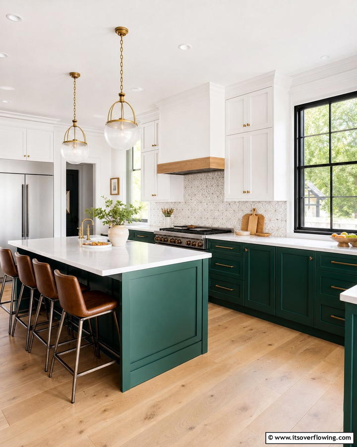 Bold Color Accent Cabinets - 21 Kitchen Cabinet Ideas for Every Style and Budget