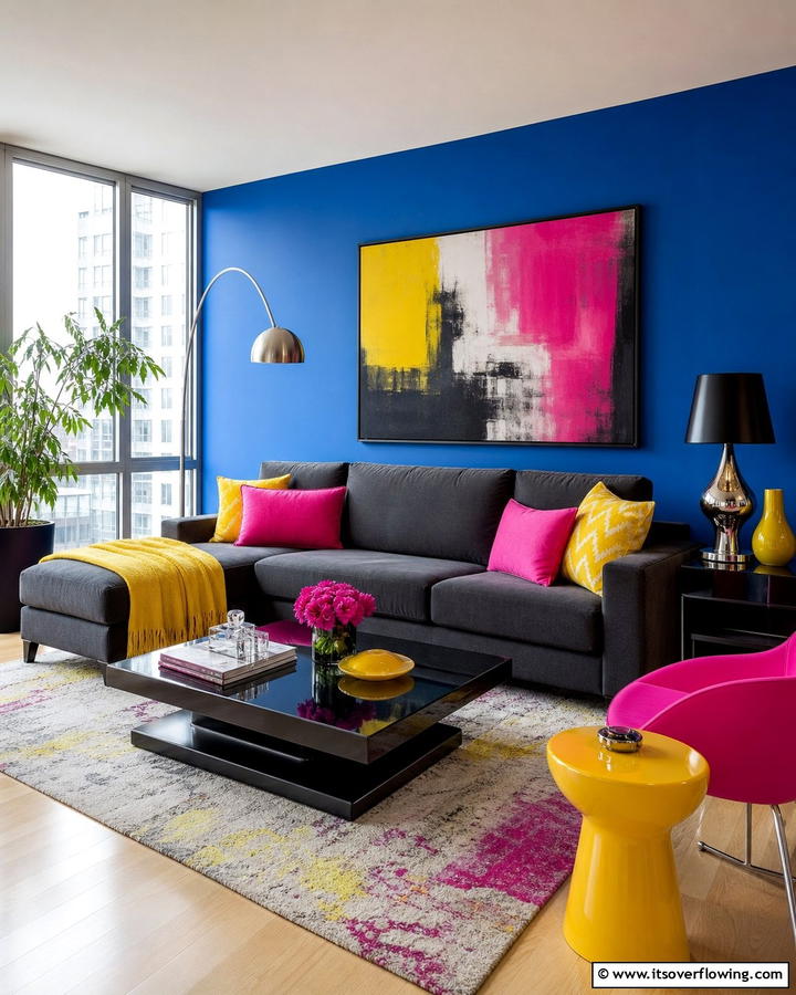Bold Color Accents - 21 Apartment Decorating Ideas for Stylish Small Spaces