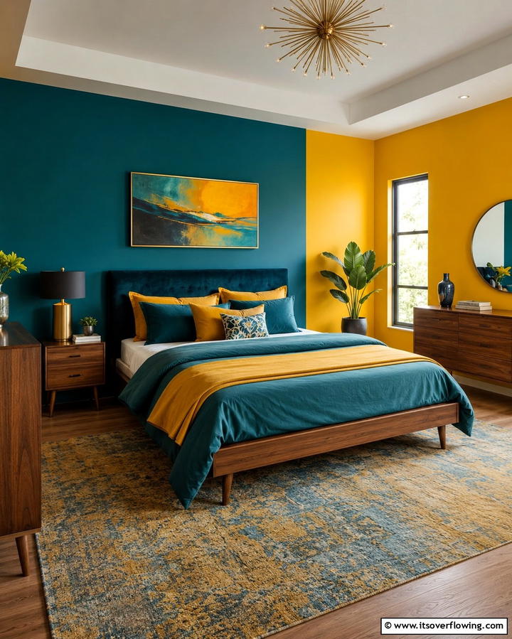 Bold Color Palette Walls - 30 90s Bedroom Decor Ideas for Retro Rewind Style