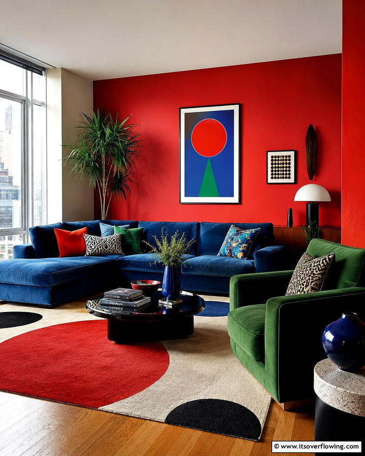 Bold Color Palettes - 30 1990s Interior Design Ideas for Throwback Charm