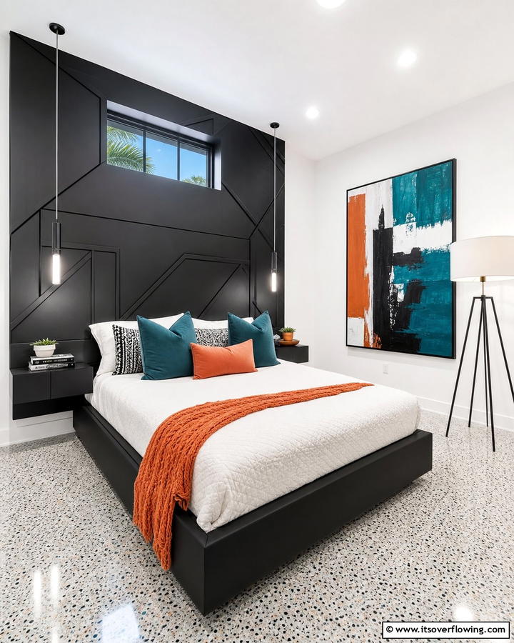 Bold Contemporary Guest Room - 21 Guest Room Ideas for a Welcoming and Functional Space