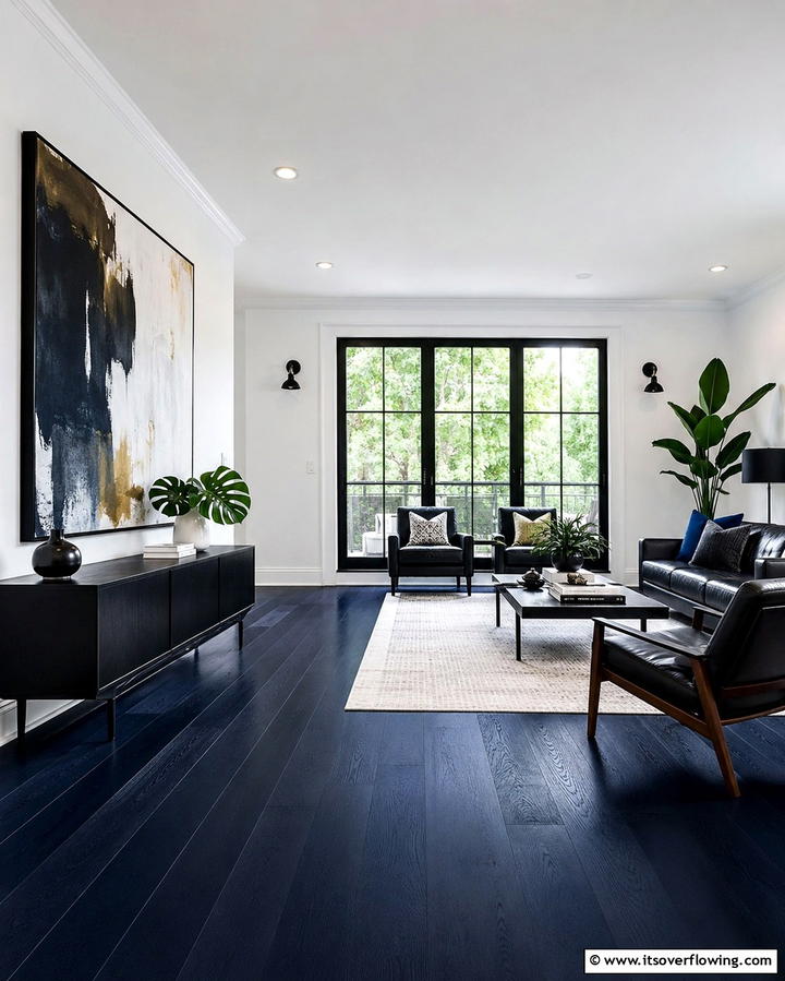 Bold Contrast Creations - 30 Floor & Wall Color Combos for Stylish Interiors
