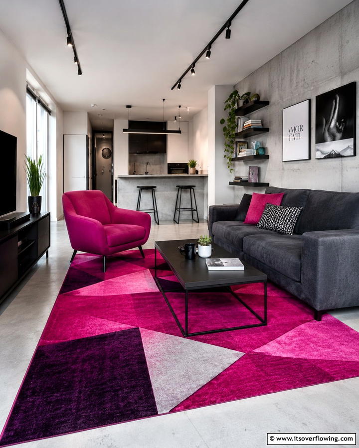 Bold Fuchsia Highlights for a Vibrant Statement - 25 Pink Room Ideas to Create a Cozy and Inviting Space