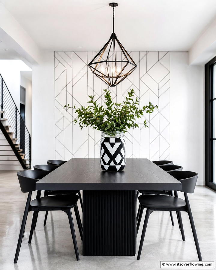 Bold Geometric Art - 30 Charming Mason Jar Centerpiece Ideas for Every Season