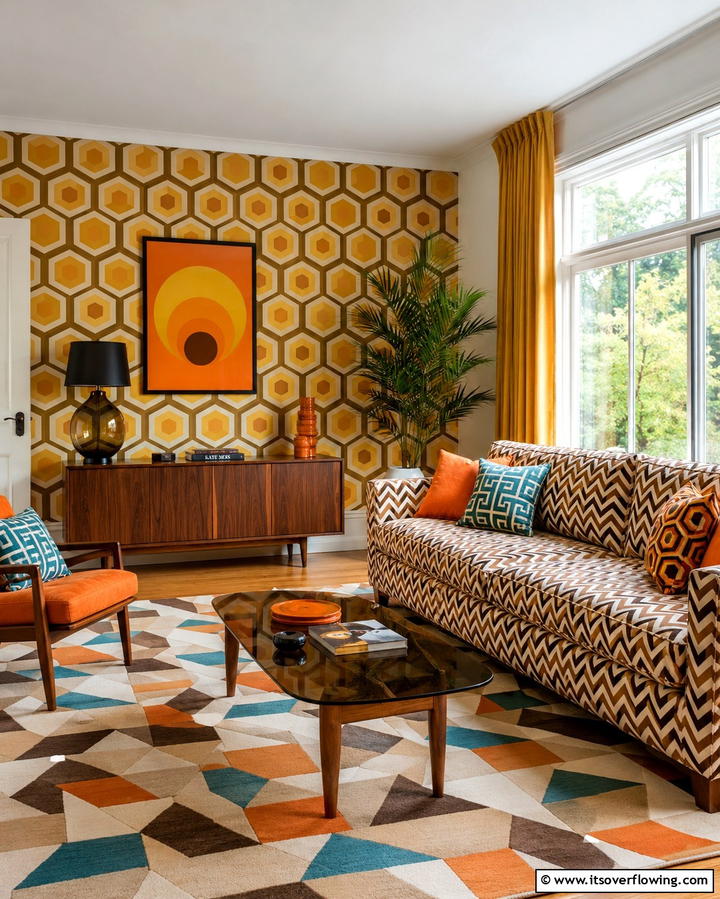 Bold Geometric Patterns - 25 1970s-inspired Design Ideas for Retro Vibes