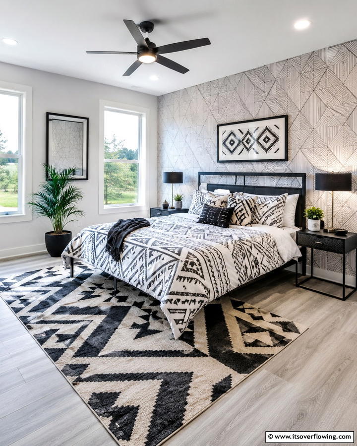Bold Geometric PatternsOne - 30 Bold Southwestern Decor Ideas for Modern Homes