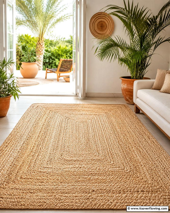 Bold Graphic Rug - 30 Kitchen Rug Ideas- Stylish and Durable Floor Solutions