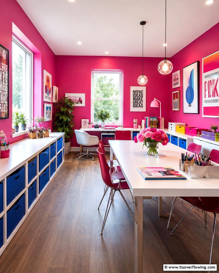 Bold Magenta - 25 Mexican Interior Paint Colors for a Vibrant and Authentic Home