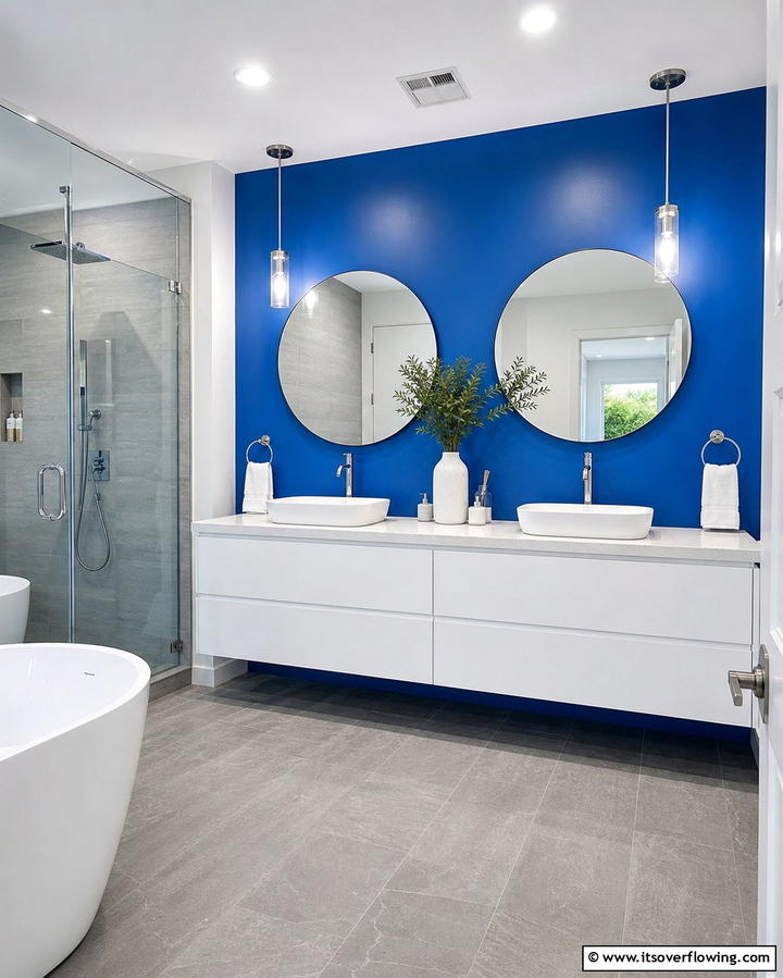 Bold Painted Walls - 25 Mexican Bathroom Ideas for a Vibrant and Cultural Space