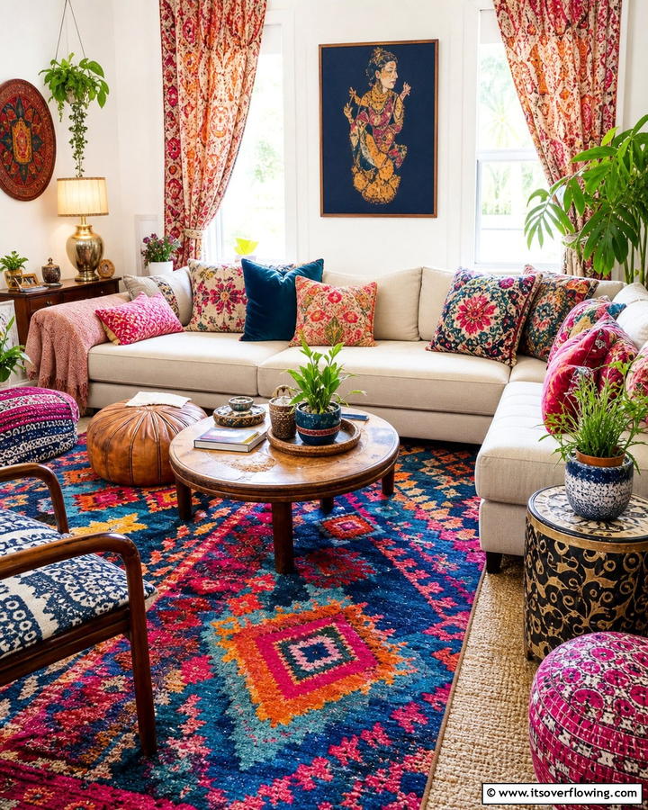 Bold Patterns and Prints - 25 Bohemian Interior Design Ideas for a Chic Home