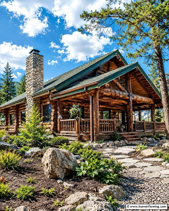 Bold Rustic Tradition - 30 Brown Exterior House Color Ideas for Warm Curb Appeal