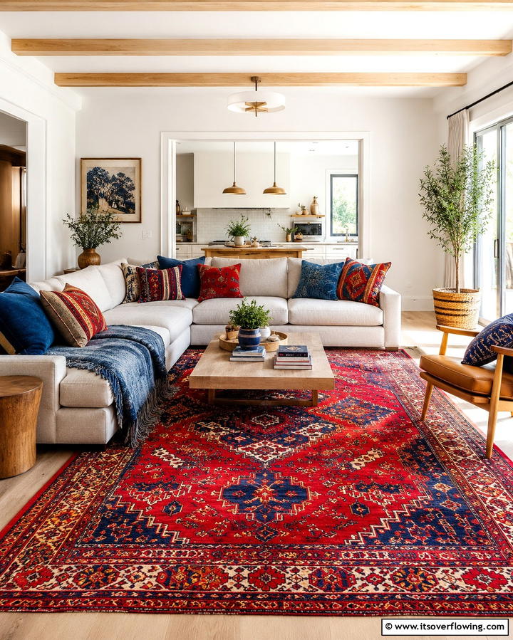 Bold Vibrant Textiles - 25 Spanish Modern Interior Design Ideas for Your Home