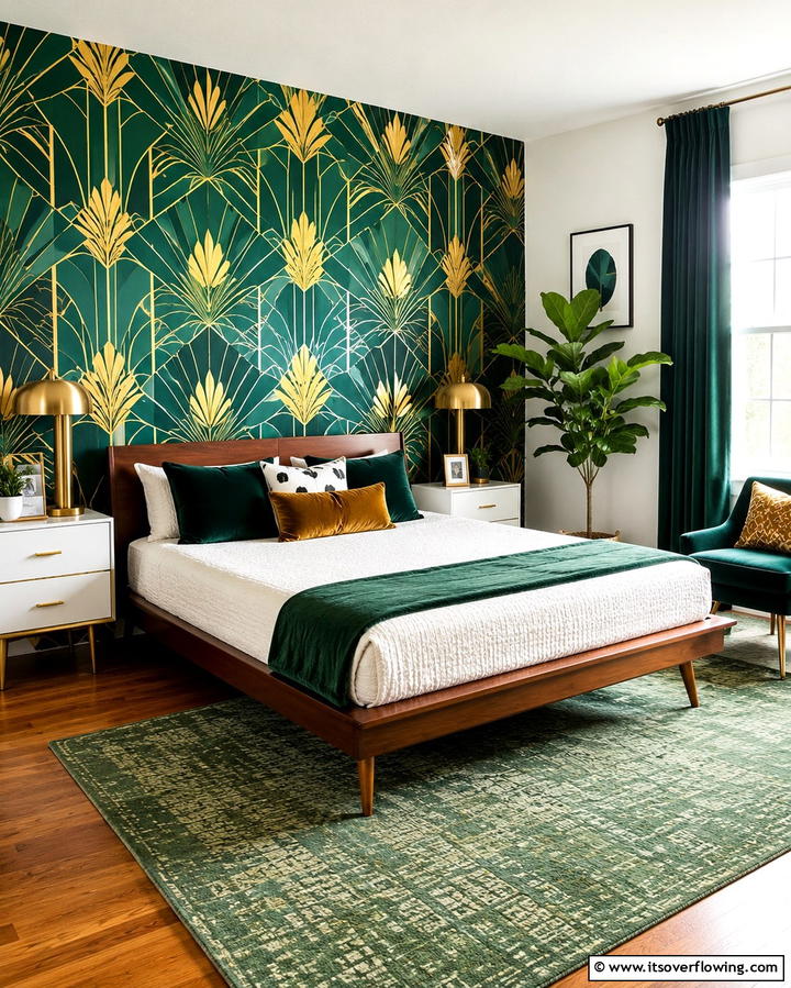 Bold Wallpaper Patterns - 25 Trendy Hipster Bedroom Ideas for a Unique Personal Space
