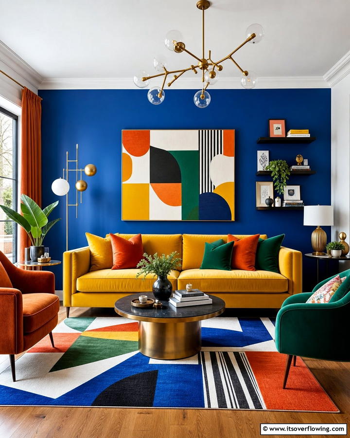 Bold and Colorful Expressions - 21 Living Room Design Ideas for a Cozy & Chic Atmosphere