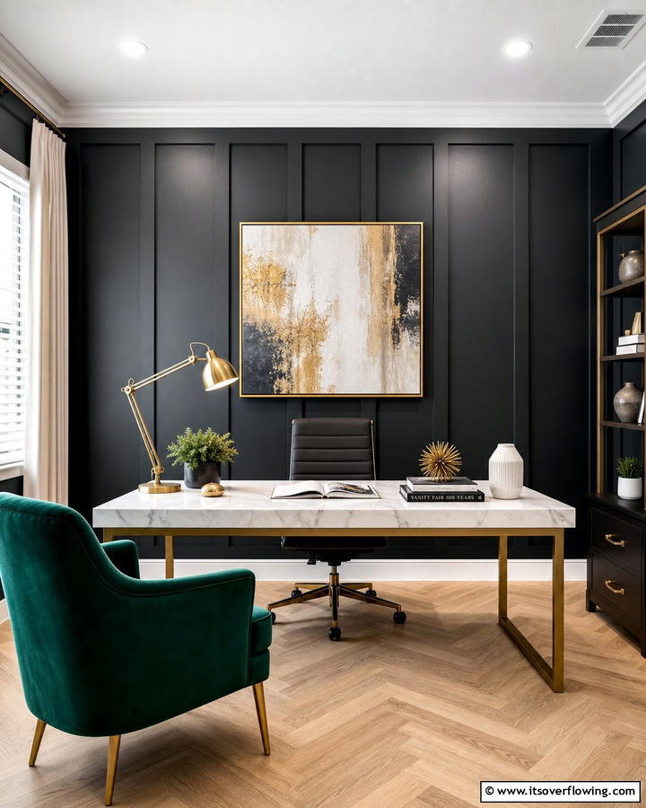 Bold and Dramatic Black - 25 Board and Batten Wall Ideas to Elevate Your Home’s Interior