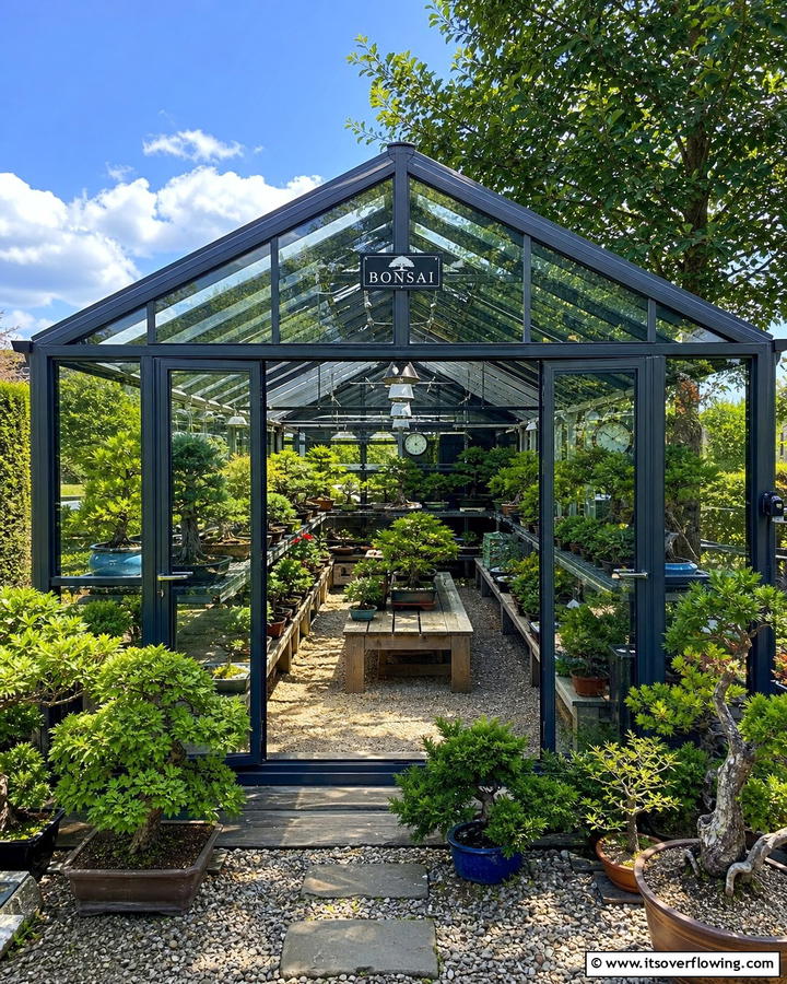 Bonsai Greenhouse - 20 Bonsai Garden Ideas- Miniature Landscapes