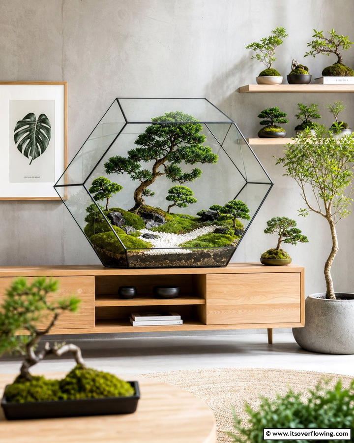 Bonsai Terrarium - 20 Bonsai Garden Ideas- Miniature Landscapes