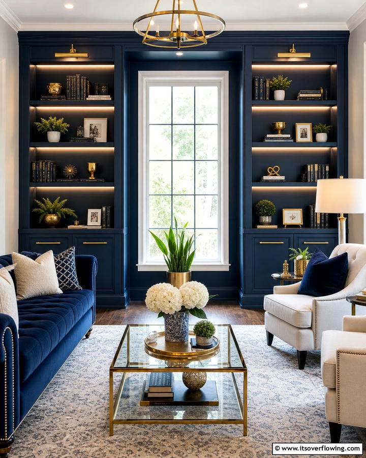 Bookcases with Built In Lighting - 20 Bookcases Around Window Design Ideas- Functional Decor