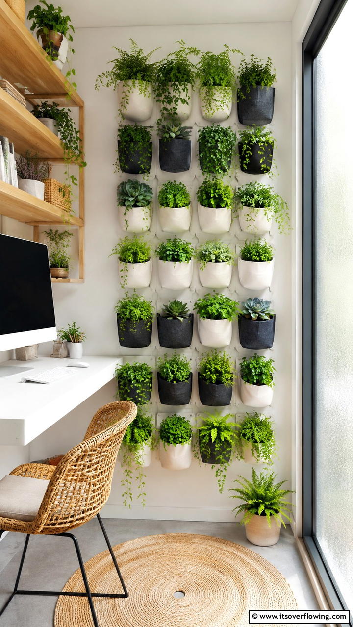 Botanical Pocket Garden - 30 Indoor Plant Wall Ideas to Transform Blank Spaces